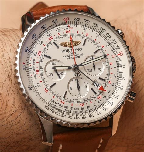 breitling navigator gmt|breitling navitimer gmt 48mm price.